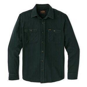 Filson The Rangeland Flannel Shirt in Forest Green